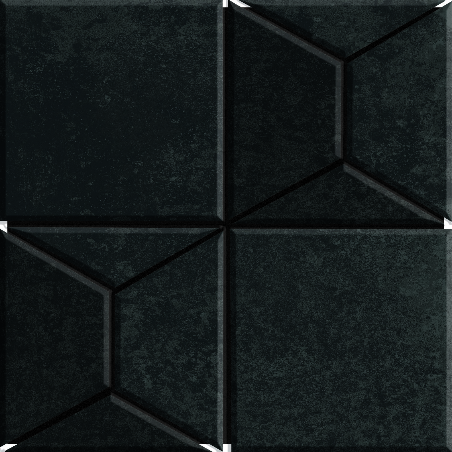 Fanal Mosaico Pyramid Black 30x30