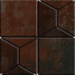 Fanal Mosaico Pyramid Oxide Lap.30x30 metalizowana
