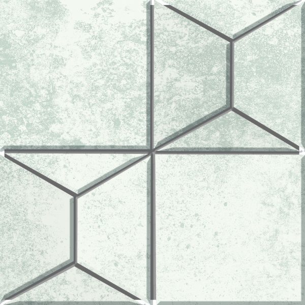 Fanal Mosaico Pyramid White Lap 30x30 płytka dekoracyjna