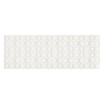 Fanal Pearl 31,6x90 White Chain metalizowany wzór