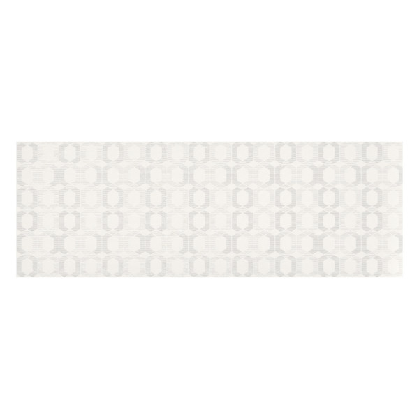 Fanal Pearl 31,6x90 White Chain metalizowany wzór