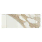 Fanal Calacatta Greca Matt Gold 31,6x90 płytka dekoracyjna