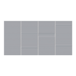 Harmony Beat Silver 20x40 trójwymiarowe cegiełki