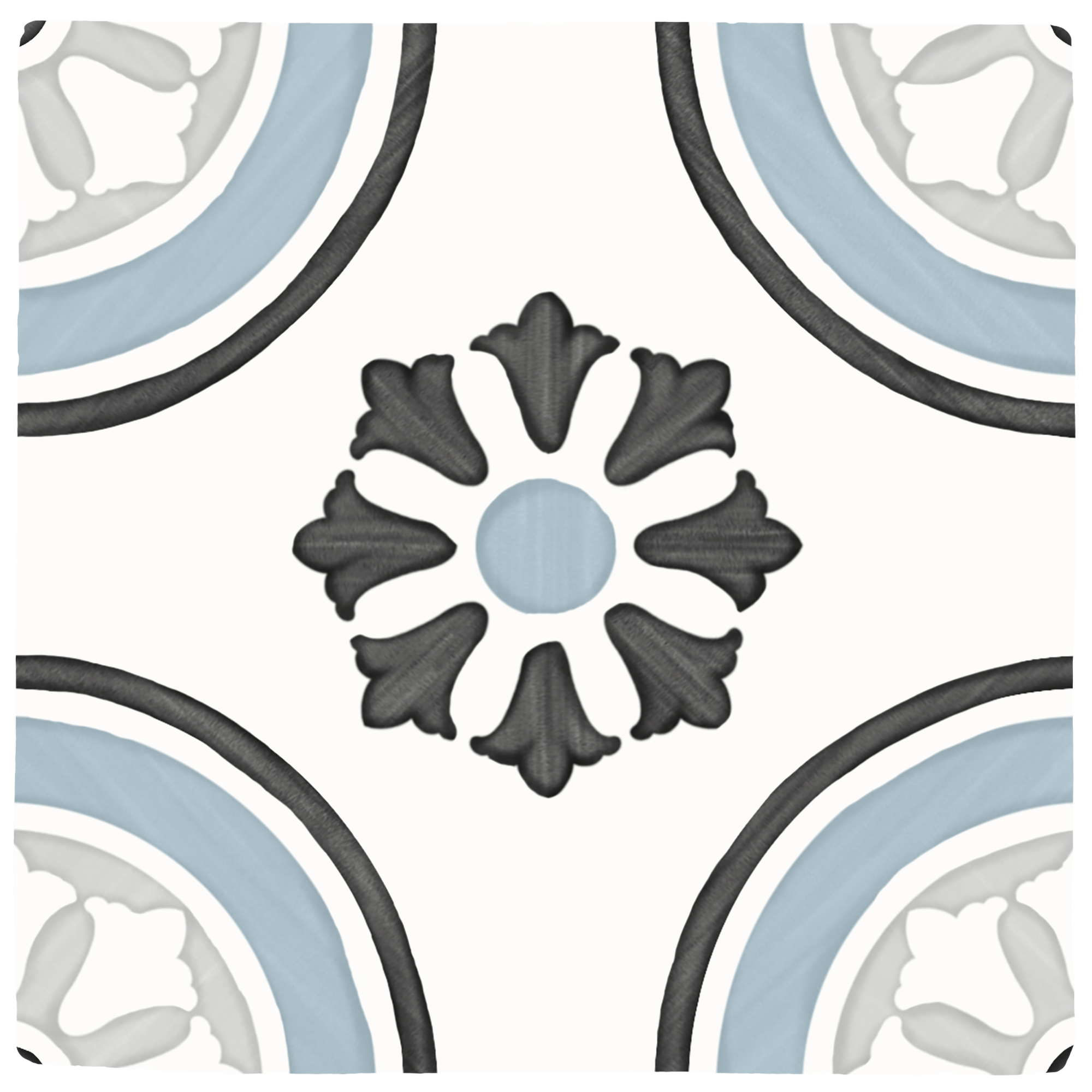 Harmony Tanger Blue Dhalia 12,3x12,3 płytka w niebieski wzór Harmony Tanger Blue Dhalia 12,3x12,3 płytka w niebieski wzór