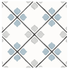 Harmony Tanger Silver Rhomb 12,3x12,3 płytka w hiszpański wzór