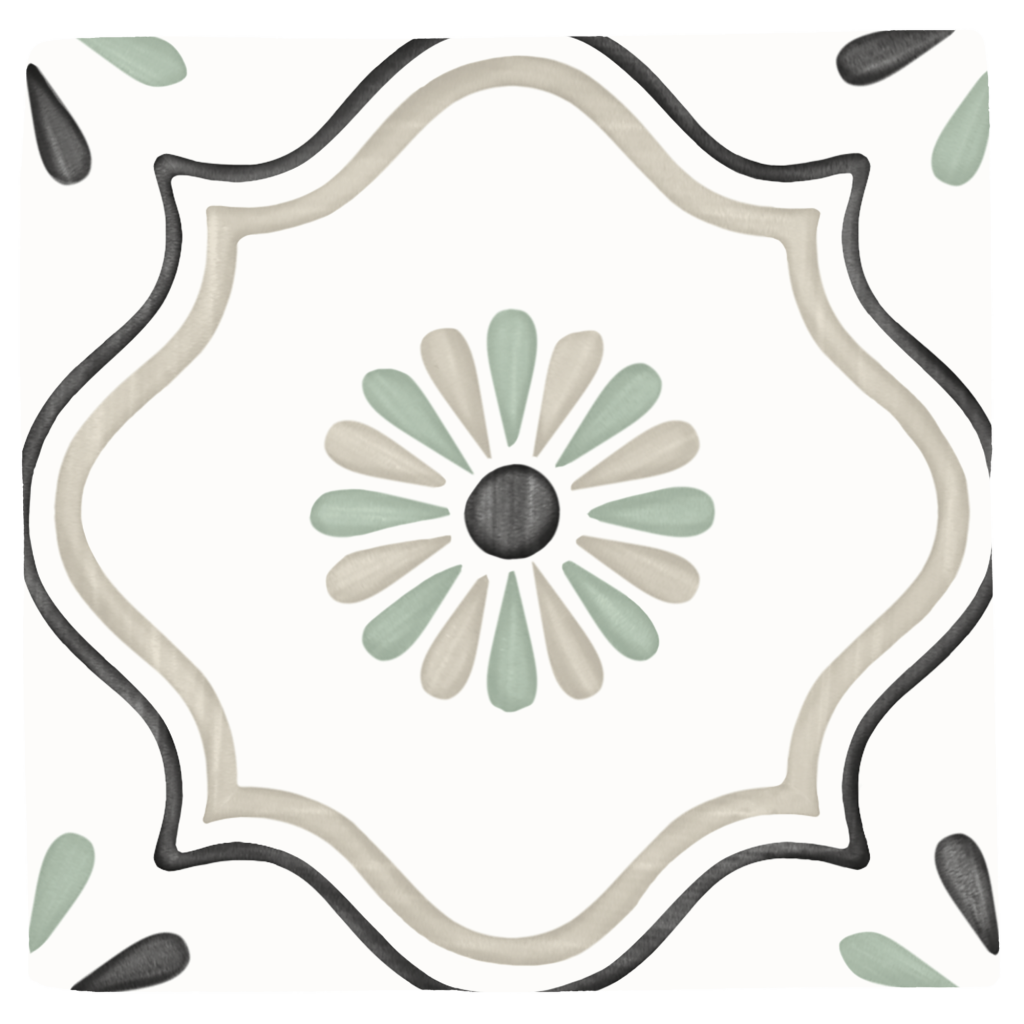 Harmony Tanger Sand Flower 12,3x12,3 płytka hiszpański wzór