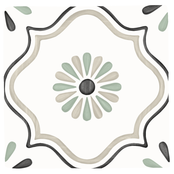 Harmony Tanger Sand Flower 12,3x12,3 płytka hiszpański wzór