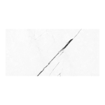 Mykonos Excelsior White 60x120 biała płytka z czarną żyłką