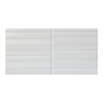 Harmony Ras Silver 20x40 płytka ryflowana