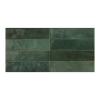 Mykonos Mallorca Green 7,5x30 zielona płytka cegiełka