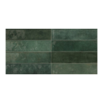 Mykonos Mallorca Green 7,5x30 zielona płytka cegiełka