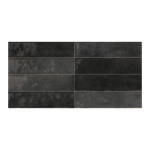 Mykonos Mallorca Black 7,5x30 czarna płytka cegiełka