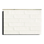 Natucer Zellige White Matt 6,2x25 biała płytka cegiełka