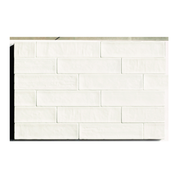 Natucer Zellige White Matt 6,2x25 biała płytka cegiełka