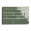 Natucer Zellige Green 6,2x25 zielona płytka cegiełka