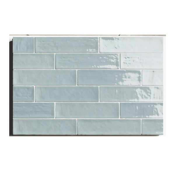 Natucer Zellige Blue 6,2x25 niebieska płytka cegiełka