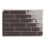 Natucer Zellige Black 6,2x25 czarna płytka cegiełka