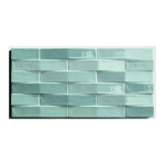 Natucer Convex Mix Acqua 5x25 płytka cegiełka 3D