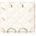 Natucer Squama Luz 12,7x6,2 płytka w kształcie łuski