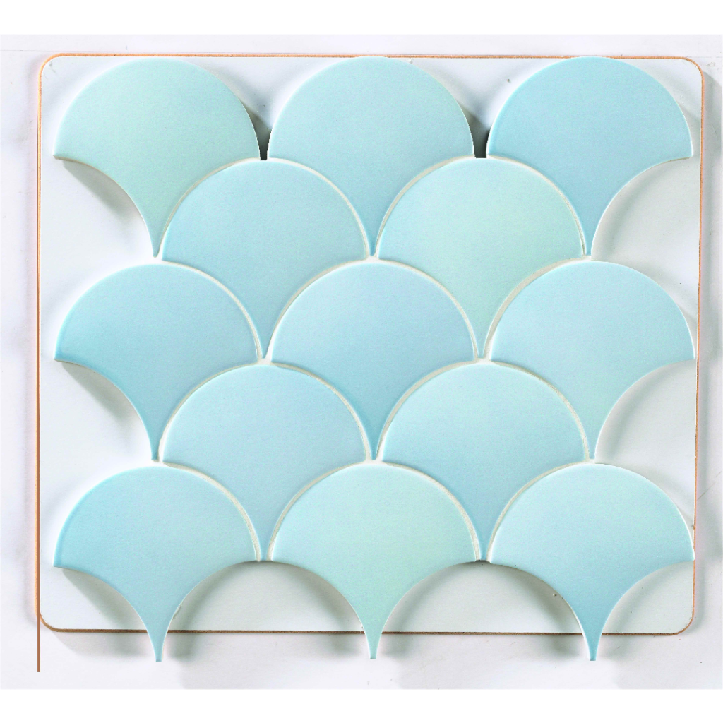 Natucer Squama Ocean 12,7x6,2 płytka w kształcie łuski