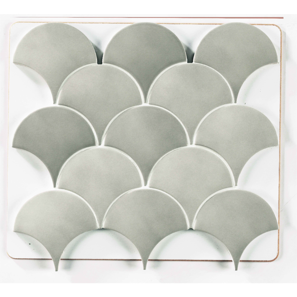 Natucer Squama Mist 12,7x6,2 płytka w kształcie łuski