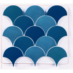 Natucer Squama Turchese 12,7x6,2 płytka w kształcie łuski