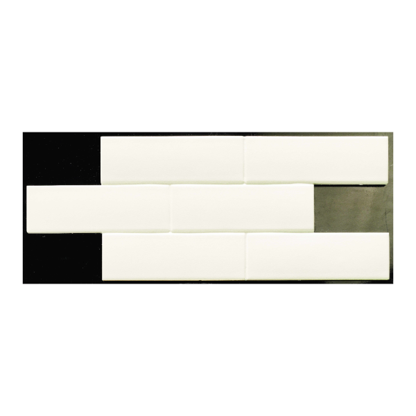 Natucer London White Matt 7,2x22,2 biała płytka cegiełka