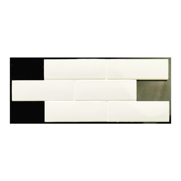 Natucer London White 7,2x22,2 biała płytka cegiełka