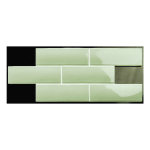 Natucer London Sage 7,2x22,2 zielona płytka cegiełka