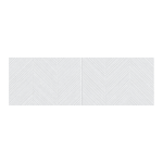 Peronda Ghent Wall White Decor 33,3x100 dekoracyjna płytka ścienna