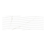 Museum Dual White Decor SP/33,3x100/R płytka z motywem fali