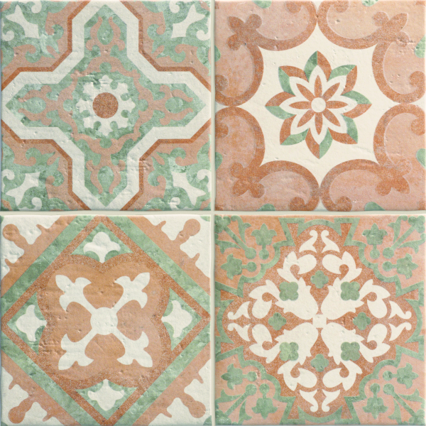 Natucer Argile Udine 22,5x22,5 płytka patchworkowa