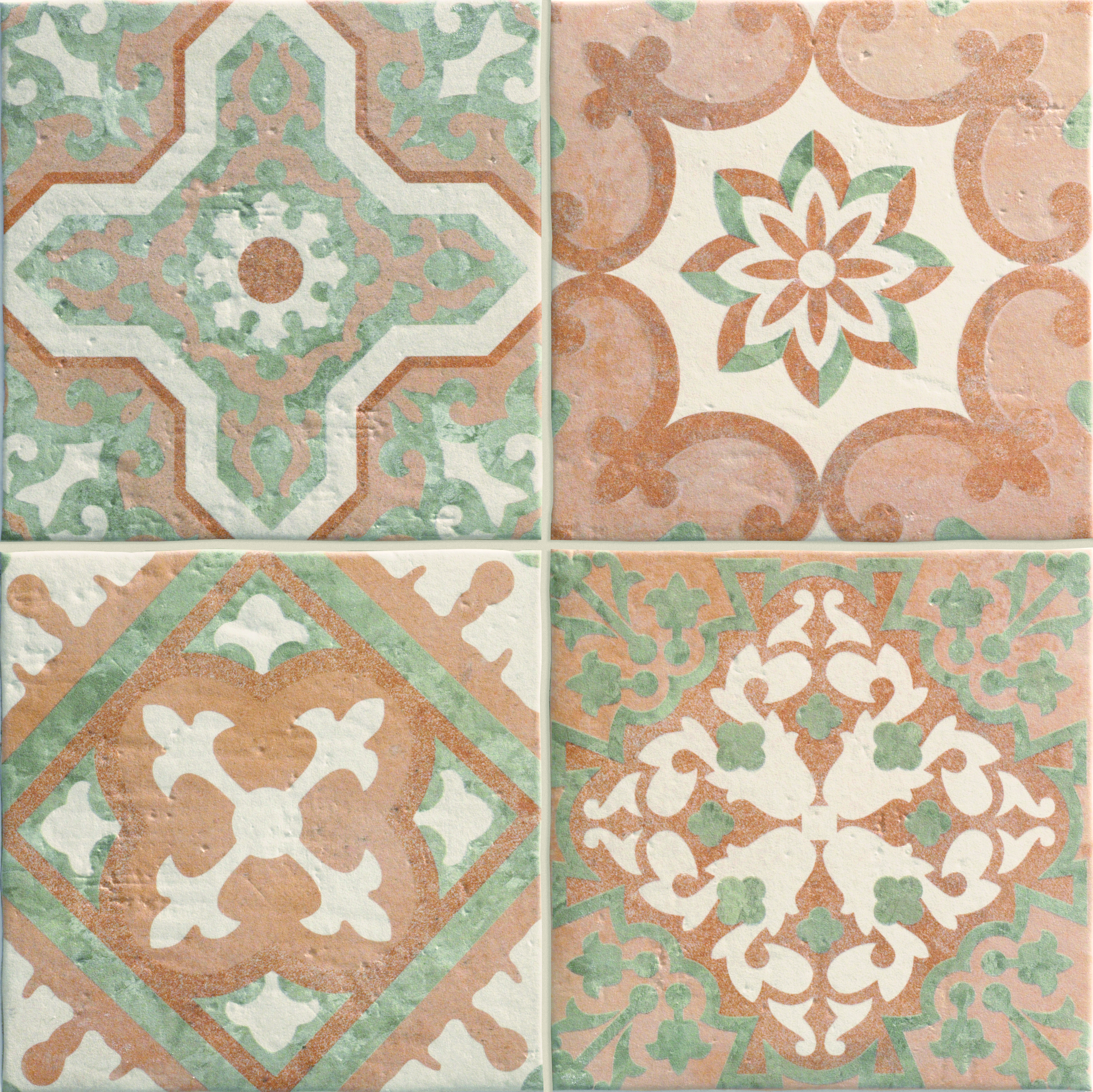 Natucer Argile Udine 22,5x22,5 płytka patchworkowa Natucer Argile Udine 22,5x22,5 płytka patchworkowa