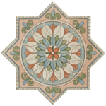 Natucer Star Venice A 18x18 płytka w kształcie gwiazdy