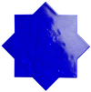 Natucer Star Argile Blu 18x18 płytka w kształcie gwiazdy