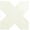 Natucer Cross Bianco 18x18 płytka w unikalnym kształcie