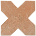 Natucer Cross Cotto 18x18 płytka w unikalnym kształcie
