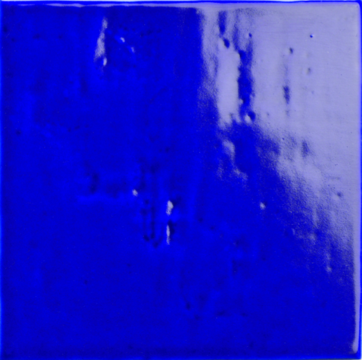 Natucer Square Argile Blu 15x15 niebieska płytka w połysku