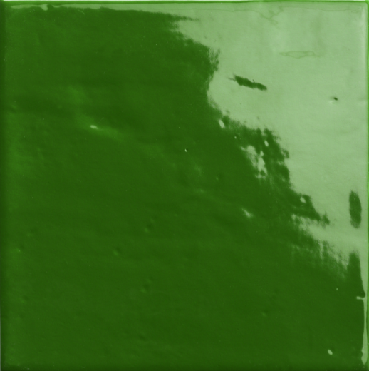 Natucer Square Argile Verde 15x15 zielona płytka w połysku