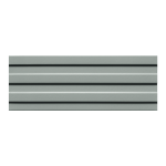 Natucer Hip Hop Aluminium 15x40 płytka w paski 3D