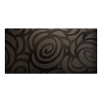 Zirconio Tattoo Luxe Negro 32x65,3 płytka w róże