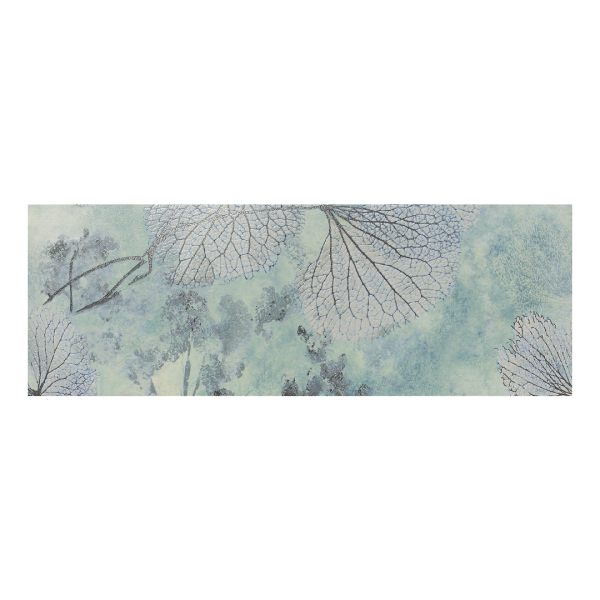 Fanal Pearl 31,6x90 Turquoise Set B płytka w kwiaty