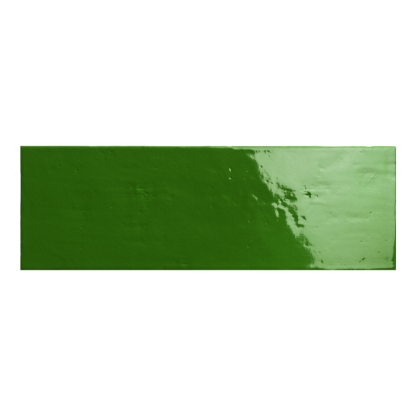 Natucer Strip Argile Verde 15x45 zielona płytka w połysku