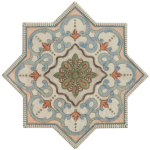 Natucer Star Venice B 18x18 płytka w kształcie gwiazdy