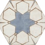 Peronda Andaman Decor 24,8x28,5 płytka heksagon we wzory