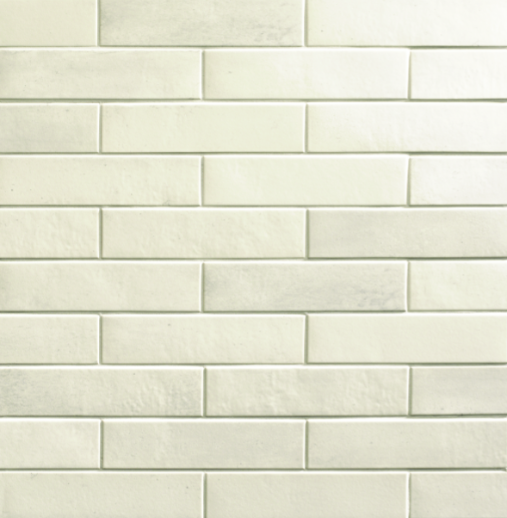 Natucer Capri Neve 6,5x25 biała płytka cegiełka