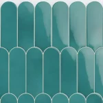 Natucer Fan Mix Turchese 7,2x19,5 płytka w kształcie retro