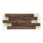 Natucer Mattone Vask 25x50 płytka na elewację