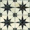 Peronda FS Star Black LT 45x45cm płytka z czarną gwiazdą