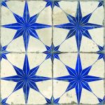 Peronda FS Star Blue LT 45x45cm płytka z niebieską gwiazdą
